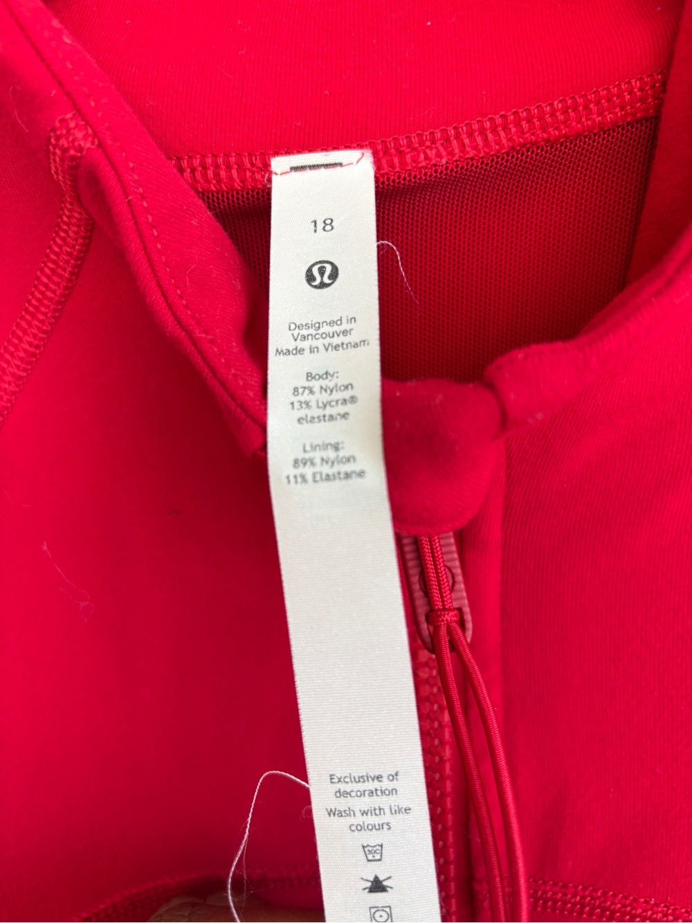 Lululemon Define Jacket Women's Red Full-Zip Jacket - Picture 4 of 4
